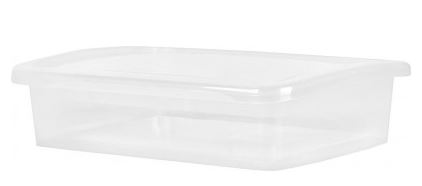 Ящик для хранения Keeplex Laconic 5л 37х27,4х9,5см прозрачный кристалл